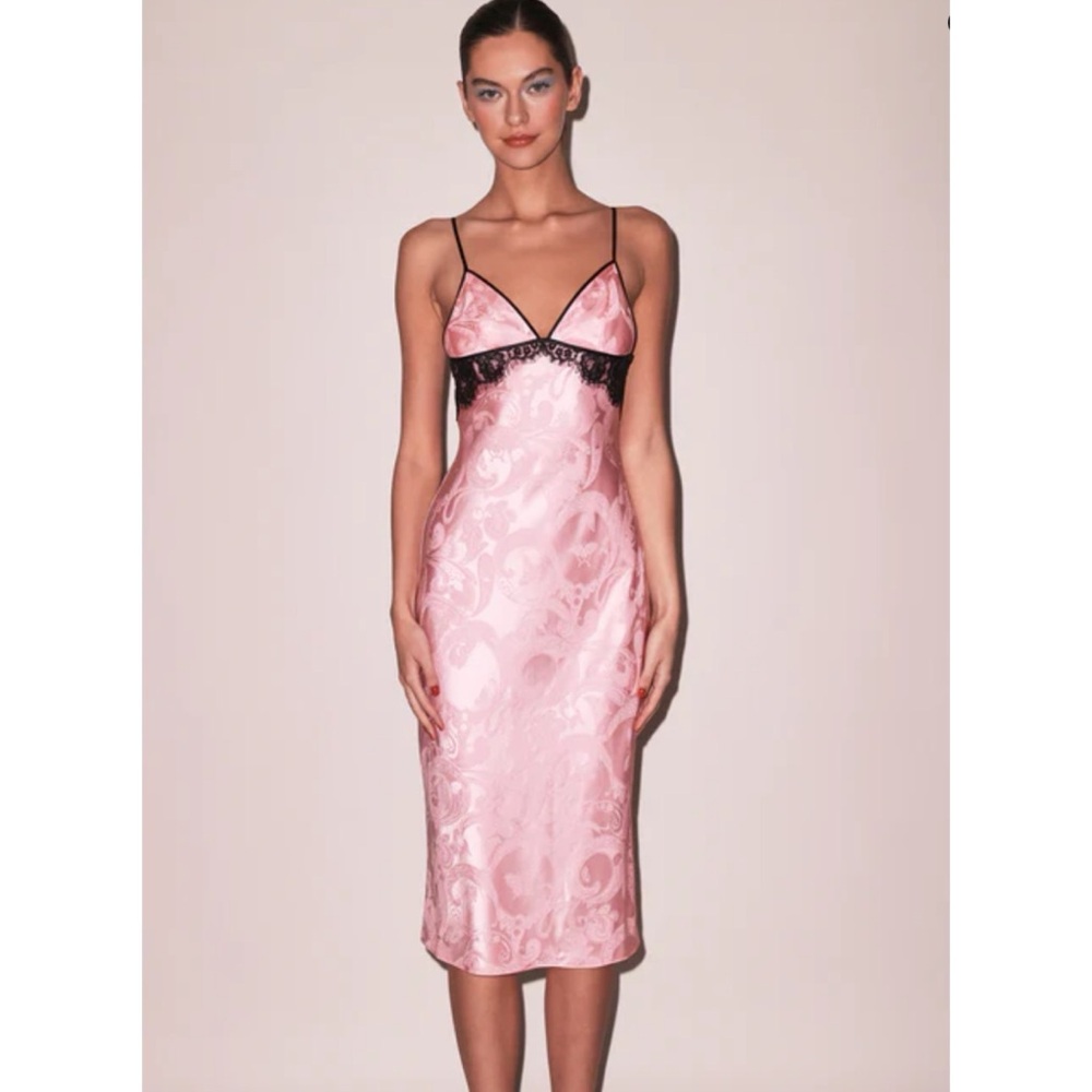 Fleur du Mal Butterfly Jacquard Slip Dress – Size Small (New with Tags)